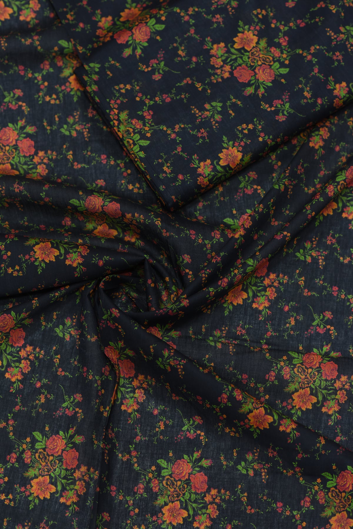2-PC Unstitched All Over Printed Lawn - A-15