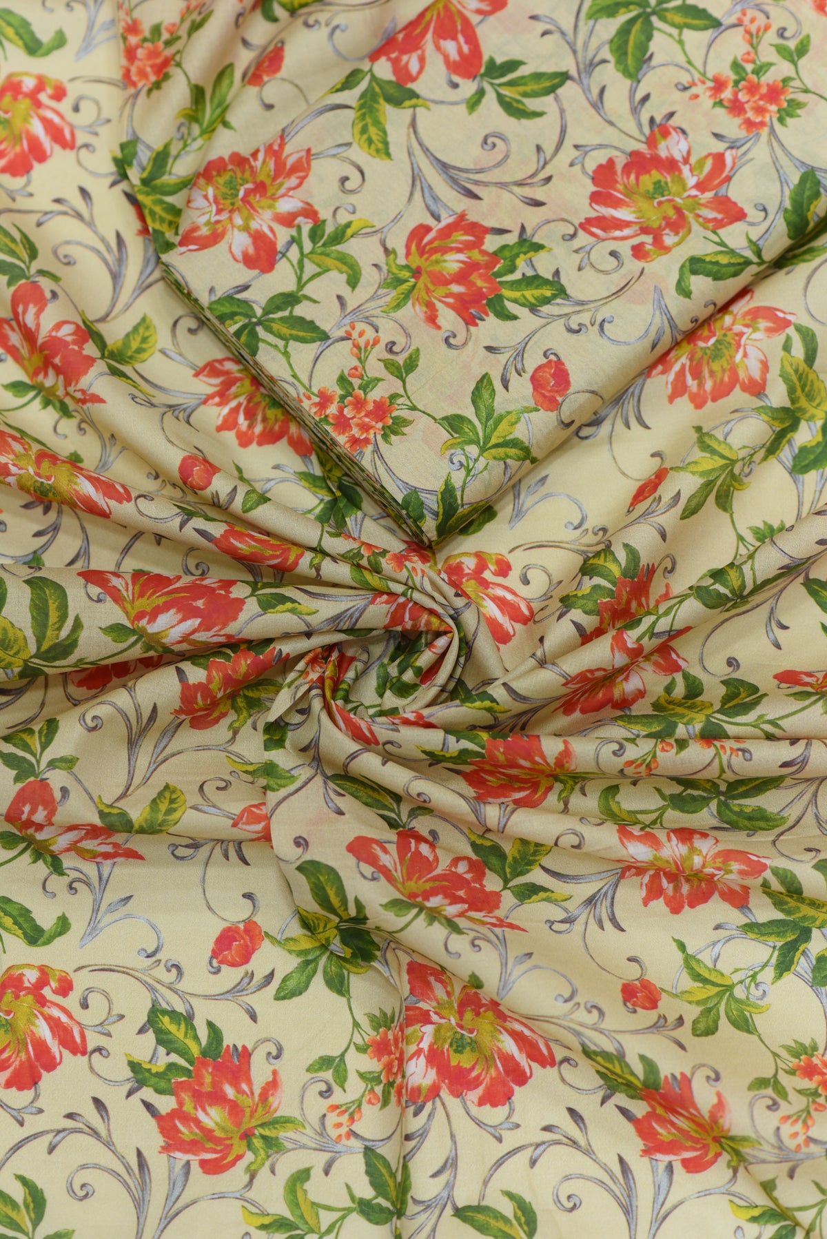 2-PC Unstitched All Over Printed Lawn - A-22