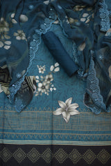 3-PC Unstitched Digital Printed Lawn | DP-1
