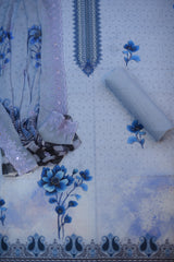 3-PC Unstitched Digital Printed Lawn | DP-2