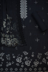 3-PC Unstitched Digital Printed Lawn | DP-4