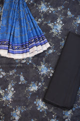 3-PC Unstitched Embroidered Lawn With Embroidered Dupatta | EL-1