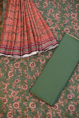 3-PC Unstitched Embroidered Lawn With Embroidered Dupatta | EL-2