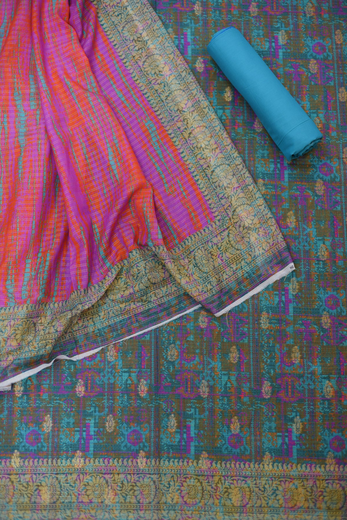 3-PC Unstitched Digital Printed Lawn | D15