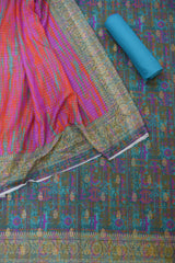 3-PC Unstitched Digital Printed Lawn | D15