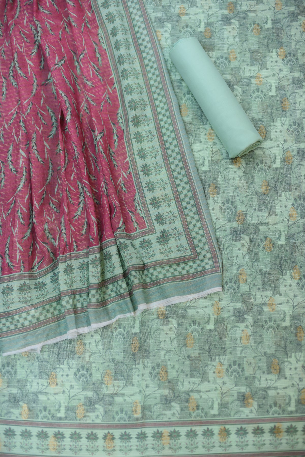 3-PC Unstitched Digital Printed Lawn | D17