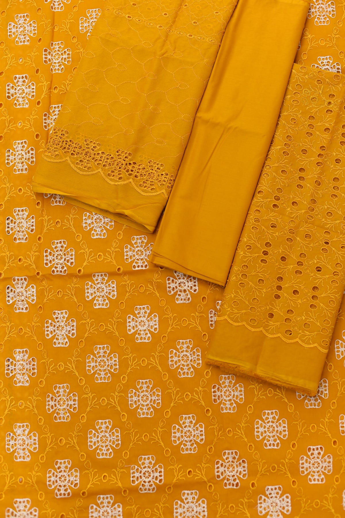 3-PC Unstitched Embroidered Lawn Suit | EM-5