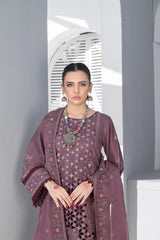 4-PC Unstitched Laser Cutwork Chambali By wania | WL-236