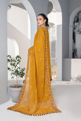 4-PC Unstitched Laser Cutwork Chambali By wania | WL-241