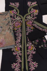 3-PC Unstitched Embroidered Lawn Suit Sunday Bloom By Tana Bana | SE - 01