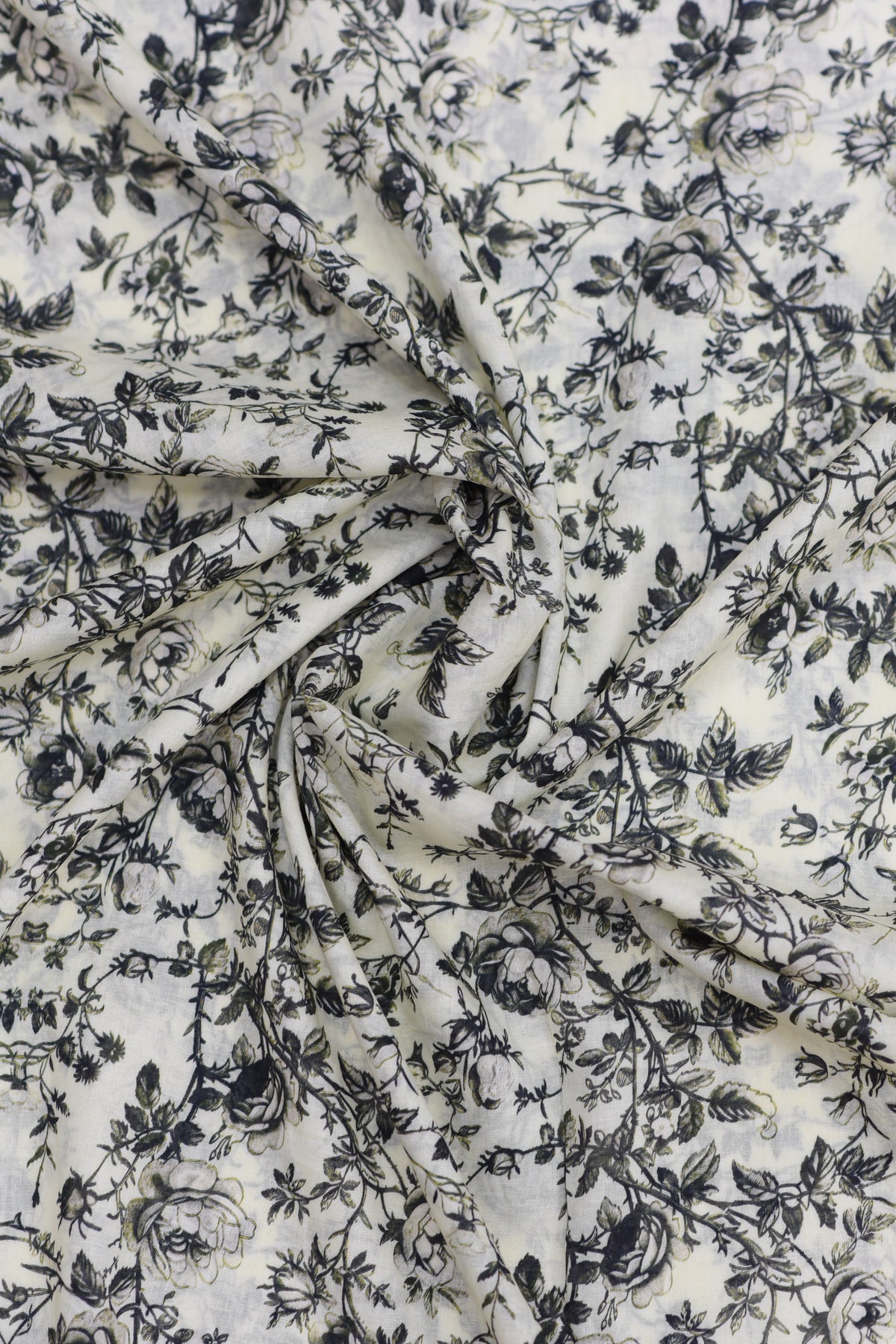 2-PC Unstitched Printed Lawn | PU-7