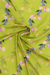 2-PC Unstitched Printed Lawn | PU-9