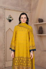 3-PC Unstitched Embroidery Sequence By Wania | WL-257