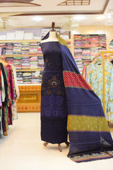 3-PC Unstitched Embroidered Lawn With Printed Banarsi & Jacquard Dupatta | BJ-2