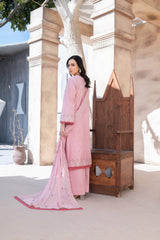 3-PC Unstitched Embroidery Sequence By Wania | WL-260