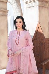 3-PC Unstitched Embroidery Sequence By Wania | WL-260