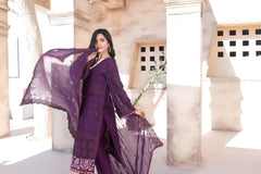 3-PC Unstitched Embroidery Sequence By Wania | WL-258