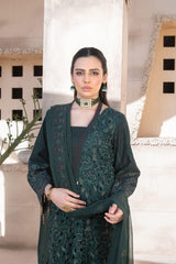4-PC Unstitched Laser Cutwork Chambali By wania | WL-262
