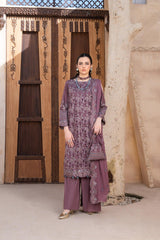 4-PC Unstitched Laser Cutwork Chambali By wania | WL-264