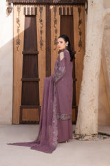 4-PC Unstitched Laser Cutwork Chambali By wania | WL-264