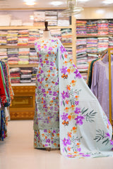 3-PC Unstitched Luxury Linen Heavy Embroidered | LL-2