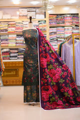 3-PC Unstitched Luxury Linen Heavy Embroidered | LL-6