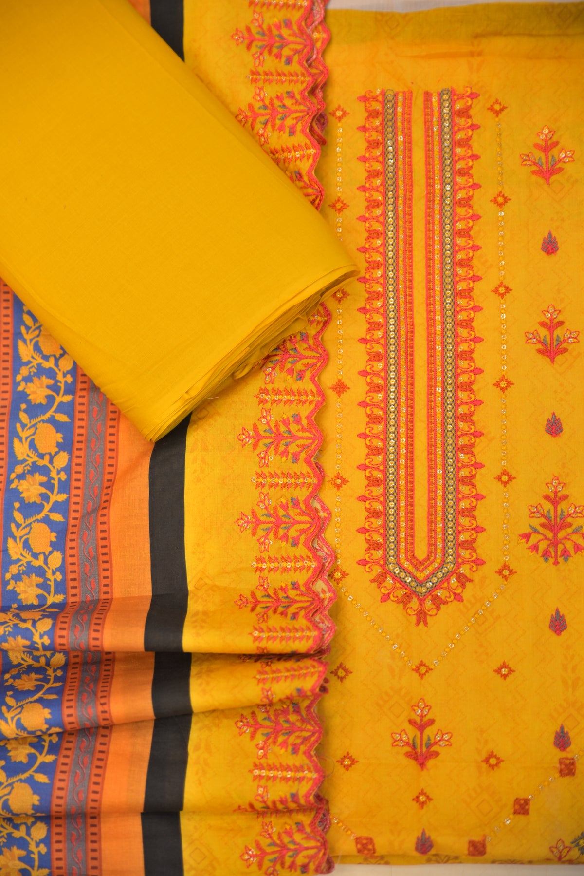 3Pc Unstitched Ladies Suit - Lawn Summer Collection