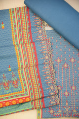 3Pc Unstitched Ladies Suit - Lawn Summer Collection