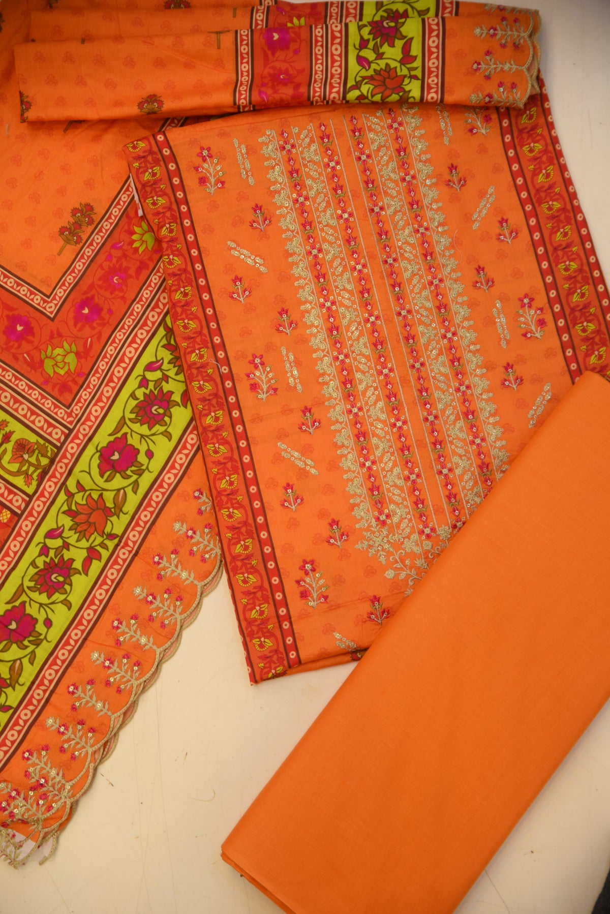 3Pc Unstitched Ladies Suit - Lawn Summer Collection