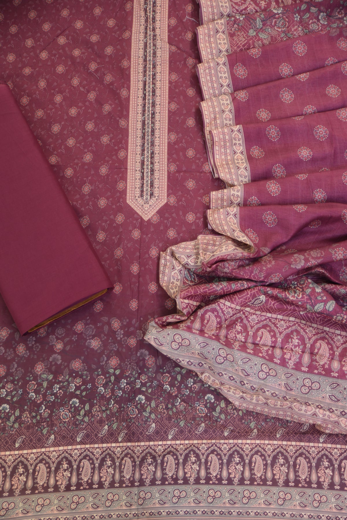 3Pc Unstitched Ladies Suit - Summer Collection