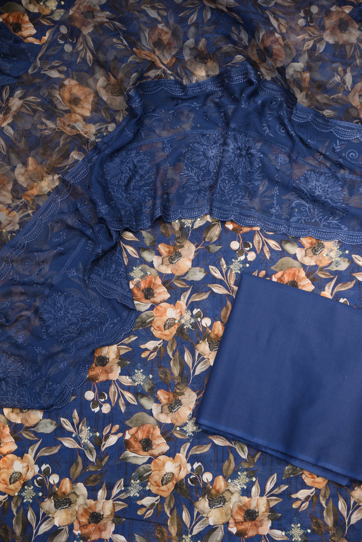 3PC Unstitched Ladies Suit - Doriya Lawn Summer Collection