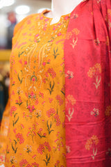 3Pc Stitched Ladies Suit - Lawn Embroidered Collection