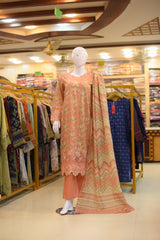 3Pc Stitched Ladies Suit - Lawn Embroidered Collection