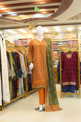 3Pc Stitched Ladies Suit - Lawn Emb Summer Collection