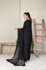 3-PC Unstitched Lawn Embroidered Shirt Crinkle Embroidered Dupatta By Wania | WL-307