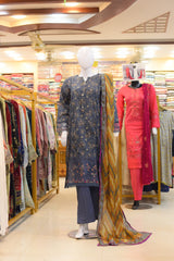 3Pc Stitched Ladies Suit - Lawn Emb Summer Collection