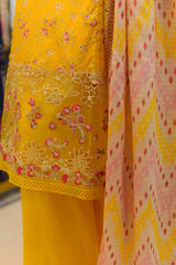 3Pc Stitched Ladies Suit - Lawn Emb Summer Collection