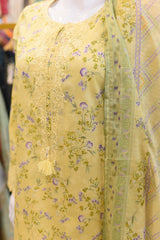 3Pc Stitched Ladies Suit - Lawn Emb Summer Collection