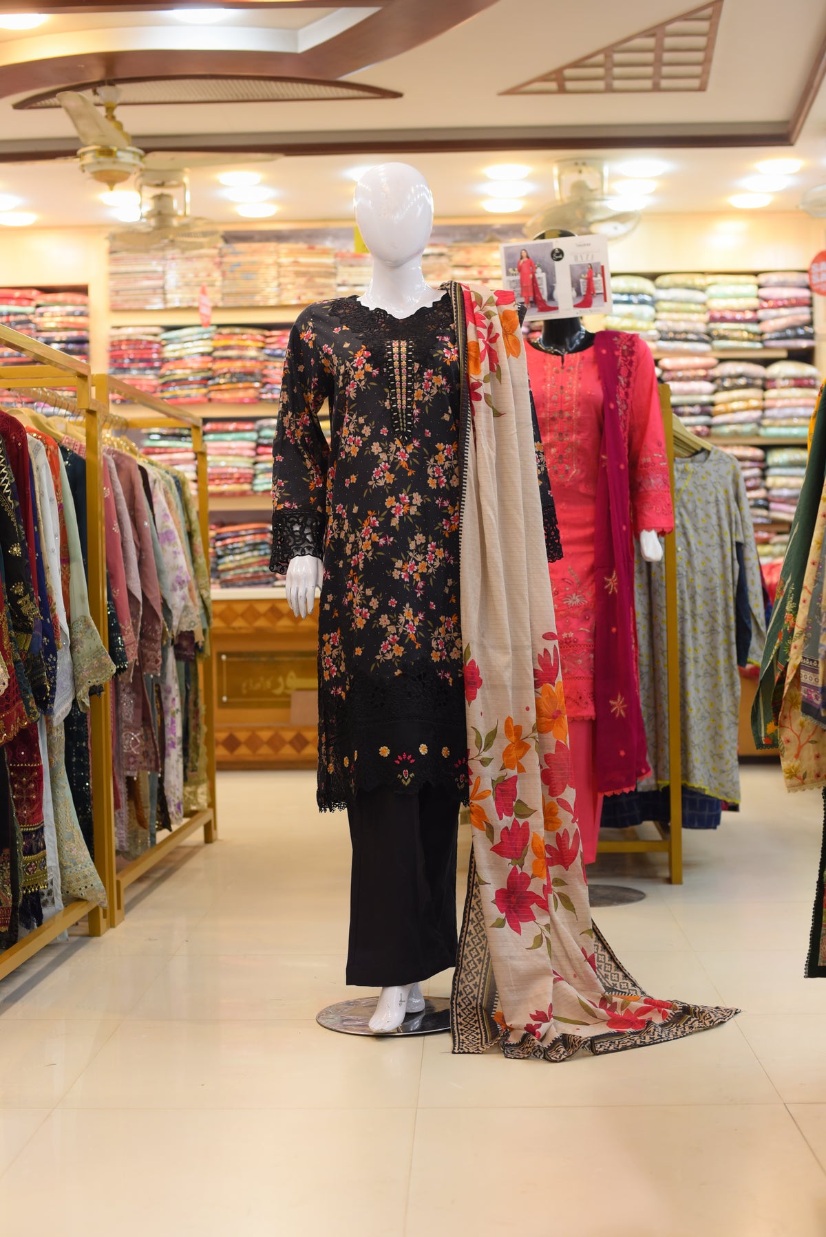 3Pc Stitched Ladies Suit - Lawn Emb Summer Collection