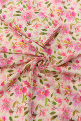 2Pc Unstitched Ladies Suit - Bana Dora Lawn - Summer Collection - EMB 01