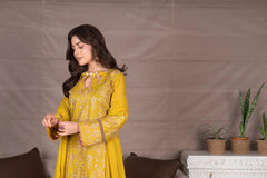 3-PC Unstitched Embroidery Sequence Mysha By Wania | WL-204