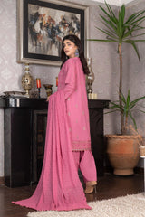 3-PC Unstitched Embroidery Sequence Mysha By Wania | WL-210