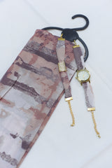 Printed Stoller With Watch And Bracelet