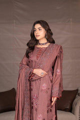 3-PC Unstitched Embroidery Sequence Mysha By Wania |  WL-209
