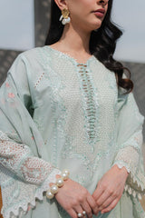 JK-12 SIOFRA | 3Pc Unstitched Qline Lawn Collection By Qalamkar