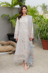 JK-08 AURELIA | 3Pc Unstitched Qline Lawn Collection By Qalamkar