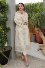 JK-05 MELIORA | 3Pc Unstitched Qline Lawn Collection By Qalamkar