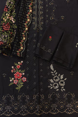 Unstitched 3-PC Embroidered Chikan Lawn With Embroidered Chiffon Dupatta
