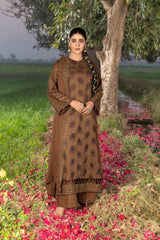 4-PC Unstitched Chikankari Embroidered Lawn Sajal By Wania | WL-61