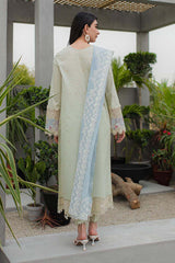 JK-04 ASTER | 3Pc Unstitched Qline Lawn Collection By Qalamkar